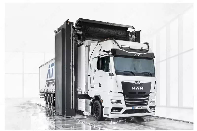 Профессиональная портальная автомойка NOVA для любого типа коммерческого транспорта