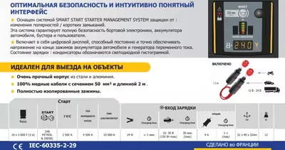 22 050 000 so'm / to'plam 028944 Пусковое устройство безбатарейное GYSCAP 24V