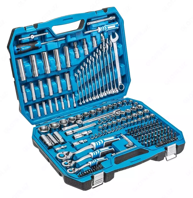 Набор инструментов, 222 шт., 1/4", 3/8",1/2" HT1R444