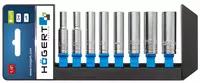 Набор головок глубоких шестигранных 50 мм 1/4  8 шт. HOEGERT HT1A886