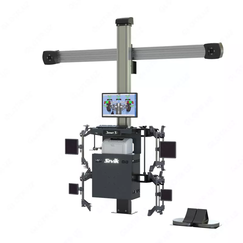 КС-506-20. Зенит-3D ТЛ2ПС. Стенд регулировки углов установки колес 3D SIVIK