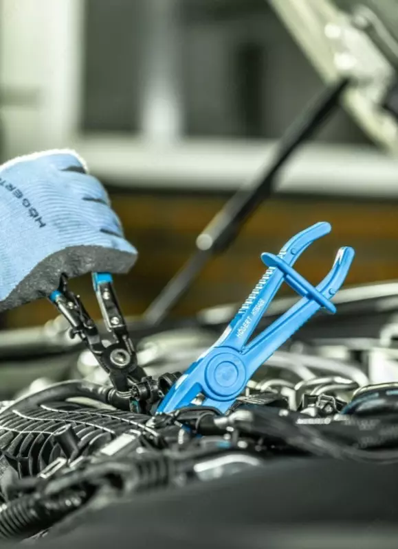  Клещи для хомутов  прямые 230 мм HOEGERT HT8G344 - 