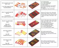  05.090.100. Набор электроизолированных инструментов в инструментальном ящике SPIN - 