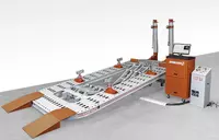   Стапель SIVER ELM 210. Рихтовочный стенд c подъемником с измерительной системой SIVER DATA