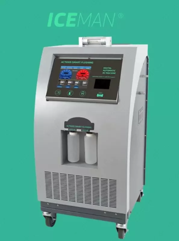 AC7500S SMART FLUSHING Установка для заправки автомобильных кондиционеров, автоматическая, R134