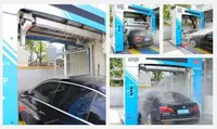 Бесконтактная портальная мойка для легковых авто DG Smart LeisuWash. Роботизированная авто мойка 3D
