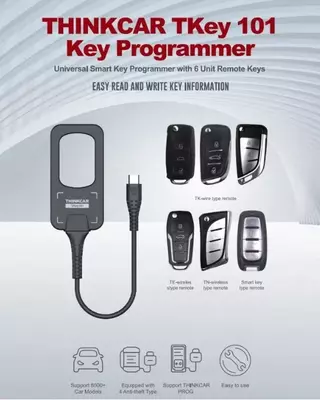 Универсальный смарт-ключ T-Key 101 с 6 дистанционными ключами