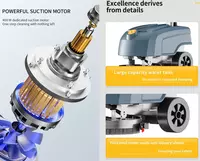 TUS M30 Аккумуляторная поломоечная машина с ручным приводом ООО "Tyre Universal Service" оборудование для автосервиса