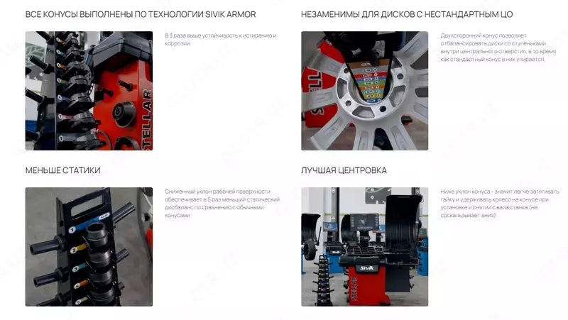 Набор двухсторонних конусов PROFESSIONAL КС-232 SIVIK