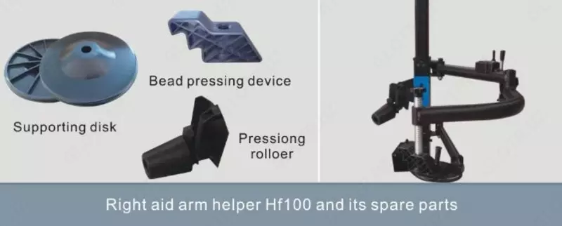 STC999A+HF100 Шиномонтажный станок с правой рукой с наклонной стойкой