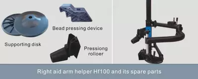 STC999A+HF100 Шиномонтажный станок с правой рукой с наклонной стойкой