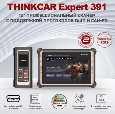 THINKTOOL Expert 391 Мультимарочный авто сканер