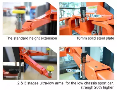 Двухстоечный подъемник TUS 245LF с верхней синхронизацией