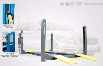 Четырех стоечный подъемник TUS 450DE под стенд сход развал