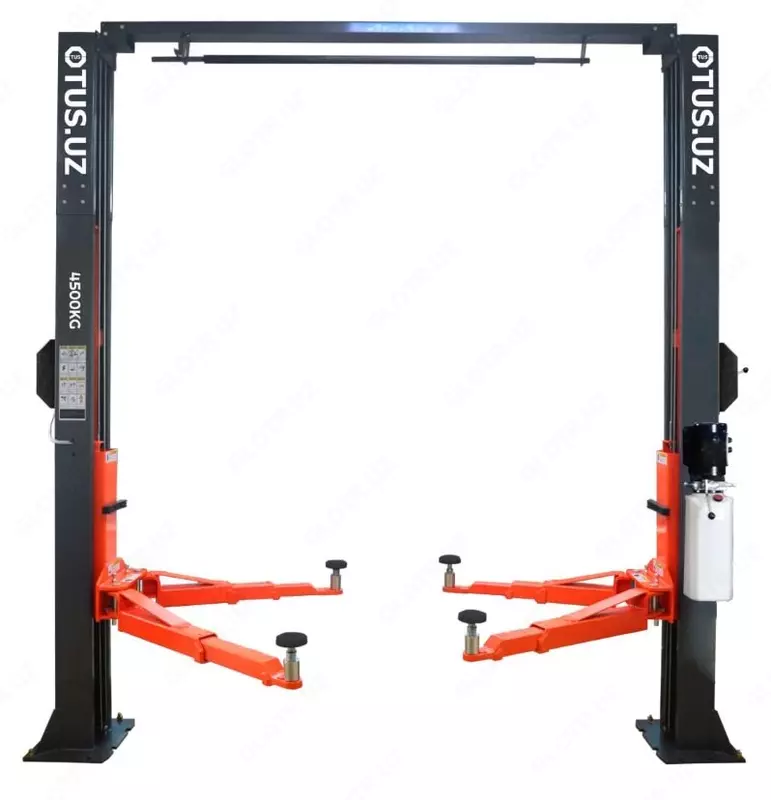 Двухстоечный подъемник TUS 245LF с верхней синхронизацией  грузоподъёмность 4 5 т.