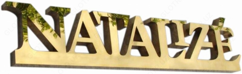 Zanglamaydigan po'latdan metall harflar ishlab chiqarish