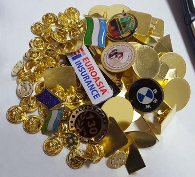 Значки металлические с логотипом