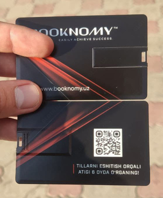 Флешка-визитка, Флешка-карта. пластик и металл 8/16Гб