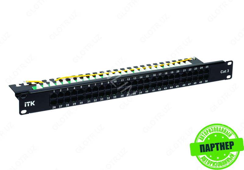 Патч-панель телефонная 50 портов