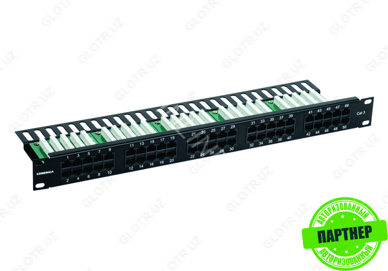 Патч-панель телефонная 50 портов - от {0} сум