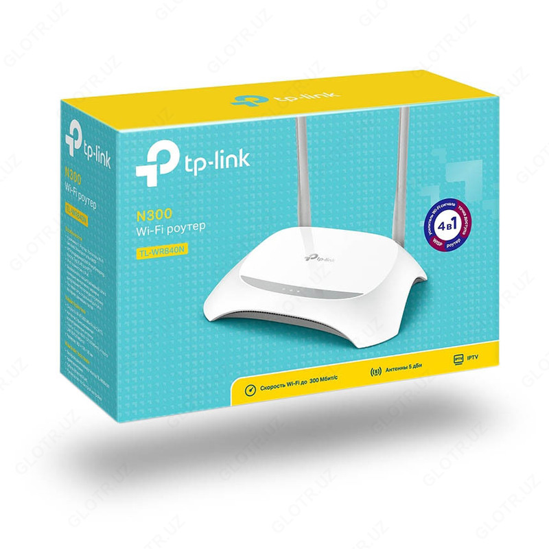   Wi-Fi router TP-LINK TL-WR840N 300 Mbit / s.