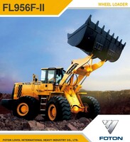  Фронтальный погрузчик FOTON LOVOL FL 956F-II 3 куб джойстик 5 тон - Погрузчики