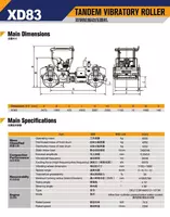ООО «YEMA GROUP INTERNATIONAL» - Дорожный каток двух вальцовый XCMG XD83 8 ТОН