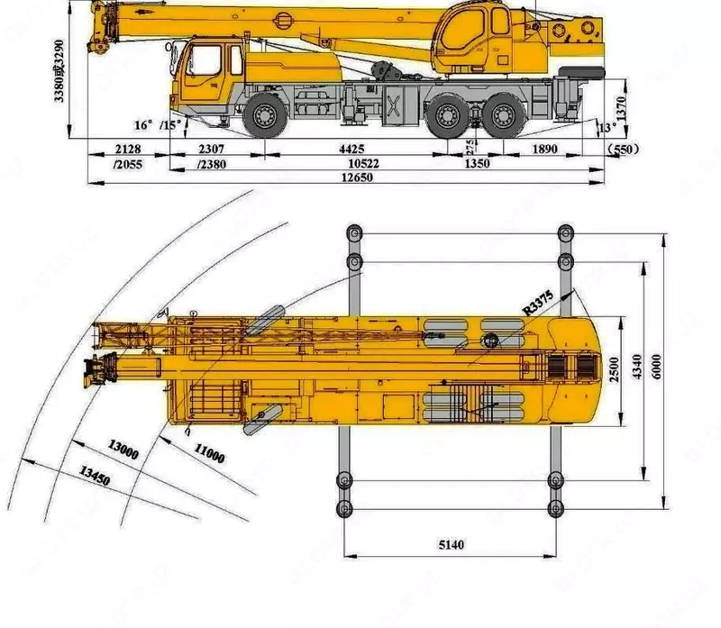  Под заказ Автокран XCMG QY25K5d  грузоподъемность 25 тон  длина стрелы 39.5 м.  Только в розницу