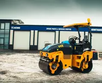 Двух барабанный вибрационный каток 4 тоник XCMG Дорожные катки