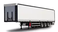 Полуприцеп шторный бортовой UzAutoTrailer - 92 куб.м