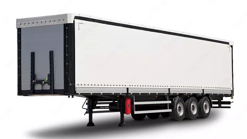 Полуприцеп шторный бортовой UzAutoTrailer - 92 куб.м