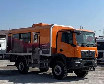 Вахтовка, вахтовый автобус MAN 13.290 4x4 BB Euro 5 - 20 мест (рессорный HP39-C)