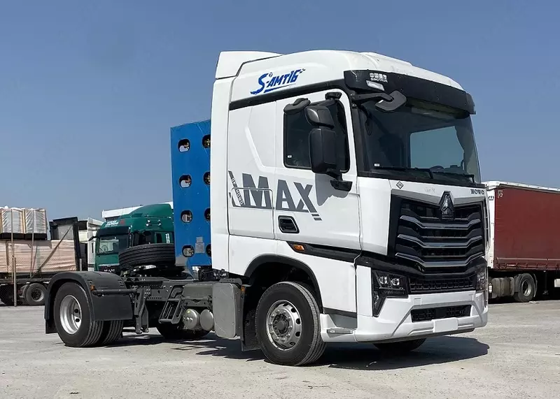 Тягач Howo-Max 460 4x2 CNG метан газли, AMT, ретардерли (1 мост, подушкали)