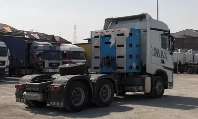 Тягач Howo-Max 460 6x4 CNG газовый на метане (2 моста, пневмоподвеска)