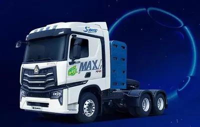 Тягач Howo-Max 460 6x4 CNG газовый на метане, AMT, ретардер (2 моста, пневмоподвеска)