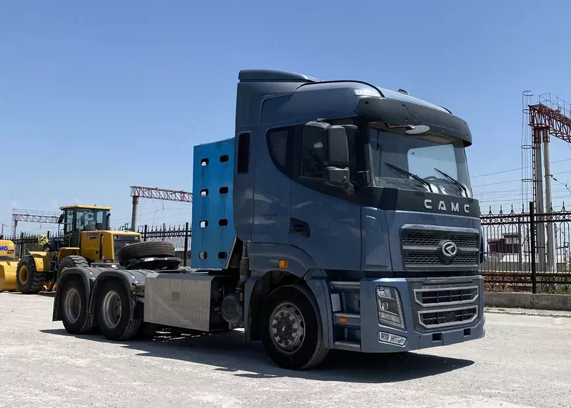  Тягач CAMC H9-410 6x4 CNG метан газли (2 мост  подушкали) - 