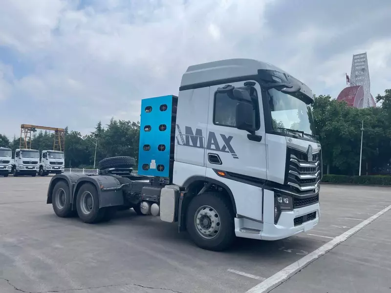 Тягач Howo-Max 460 6x4 CNG газовый на метане (2 моста, рессора)