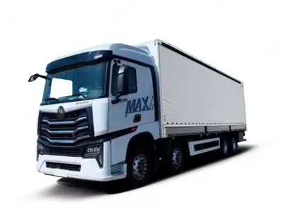 Шторный автофургон Howo-Max 480 8x4 Euro 5 - 9,6 м (пневмоподвеска)