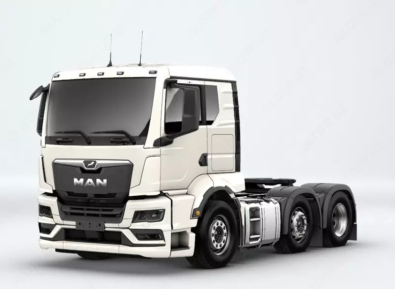 Тягач MAN TGS 26.400 6x2/2 Md 56t Euro 5 (лентяйка  пневмоподвеска NY26-TN)