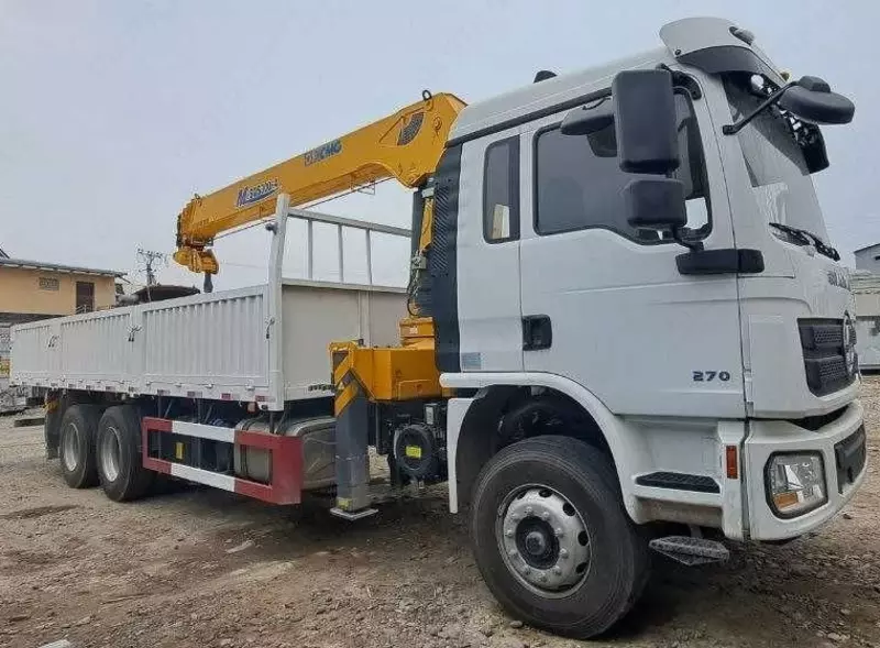  Бортовая с кран-манипулятором Shacman L3000 6x4 - 14 т - 