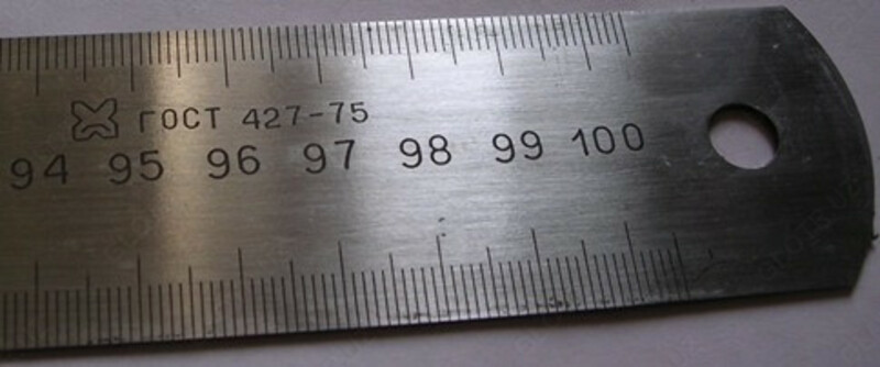 Линейка стальная измерительная