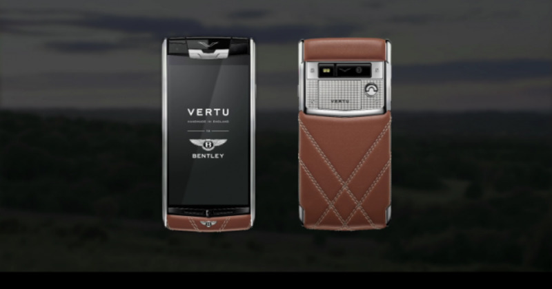 VERTU И BENTLEY ВЫПУСТИЛИ СМАРТФОН ПО ЦЕНЕ АВТОМОБИЛЯ