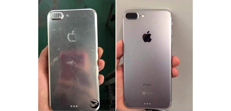 Утечка: опубликовано фото производственного макета iPhone 7