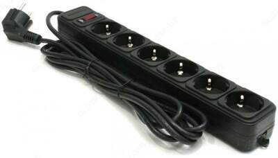 Сетевой фильтр SPG6-B-15 Power Cube surge protector 6 sockets  5м