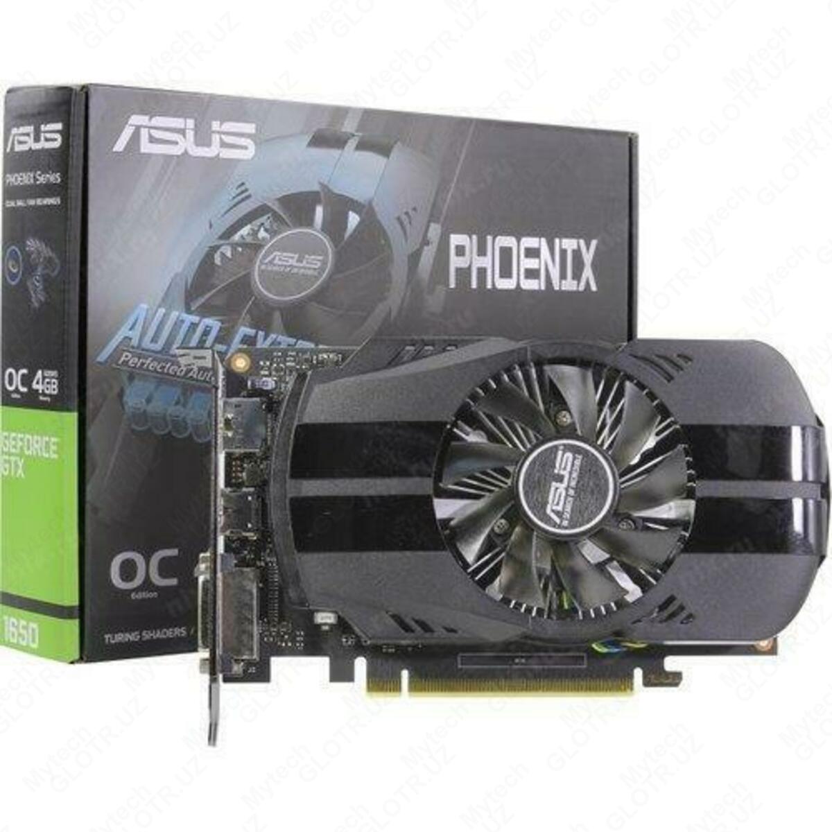 Asus geforce gtx 1650 4096mb phoenix oc обзор