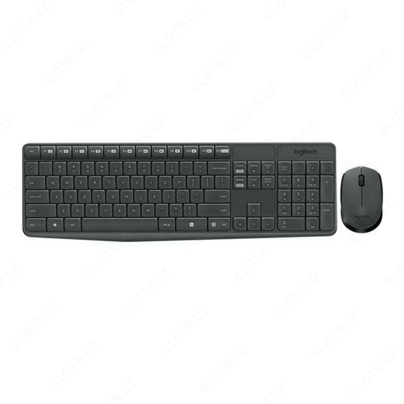 Беспроводной комплект Клавиатура и мышь Logitech MK235