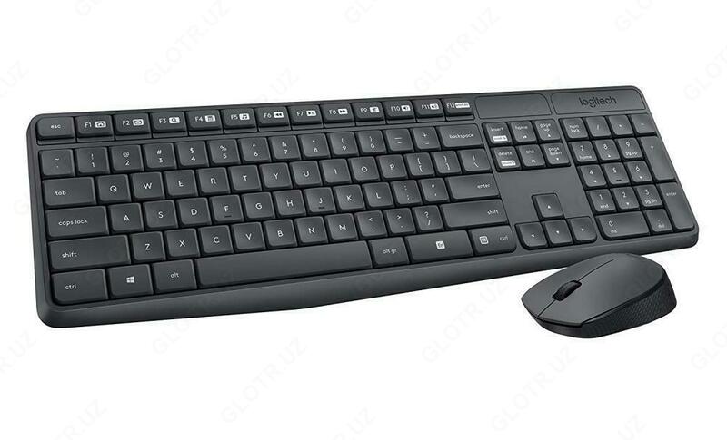 Беспроводной комплект Клавиатура и мышь Logitech MK235