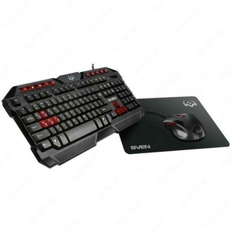  Oyinlar toplami: klaviatura + sichqoncha + mat SVEN GS-9200 - 