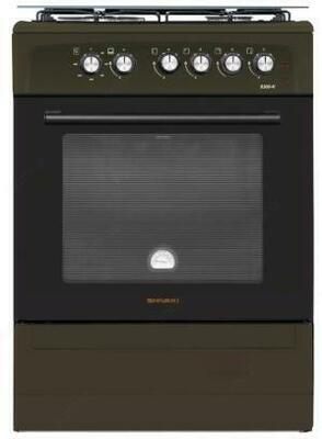 Газовая плита Shivaki 6300-K Коричневый/Серый