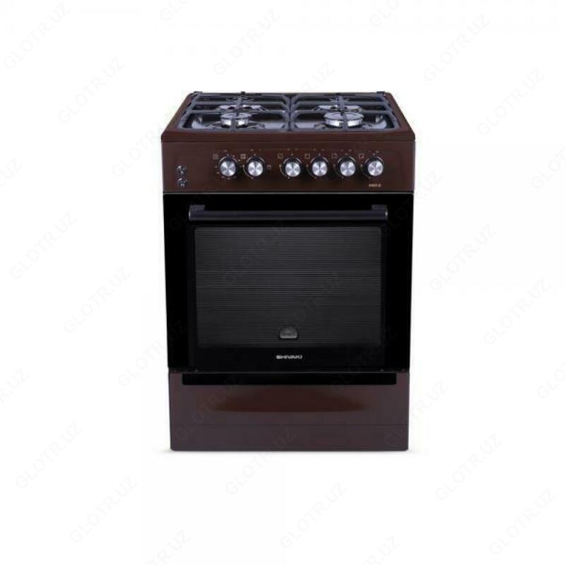 Газовая плита Shivaki 6301 КП Коричневый